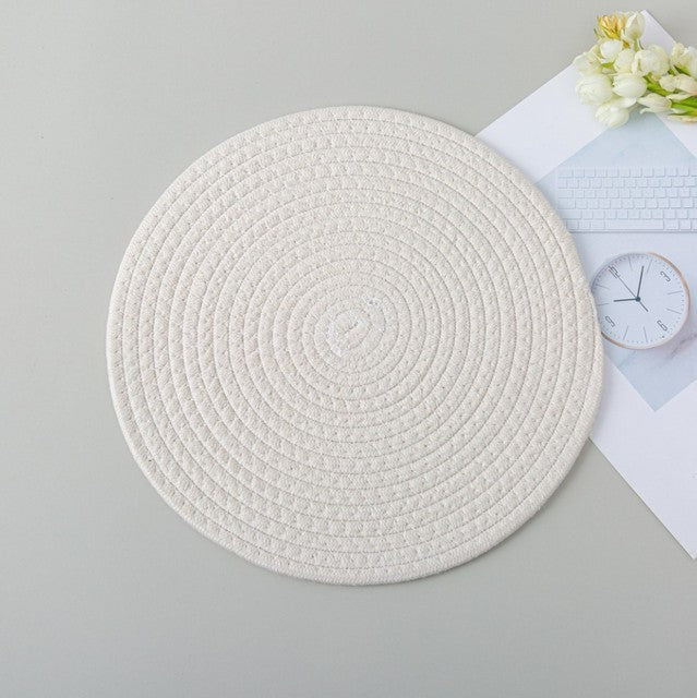 Woven/Braided Placemat and Coasters