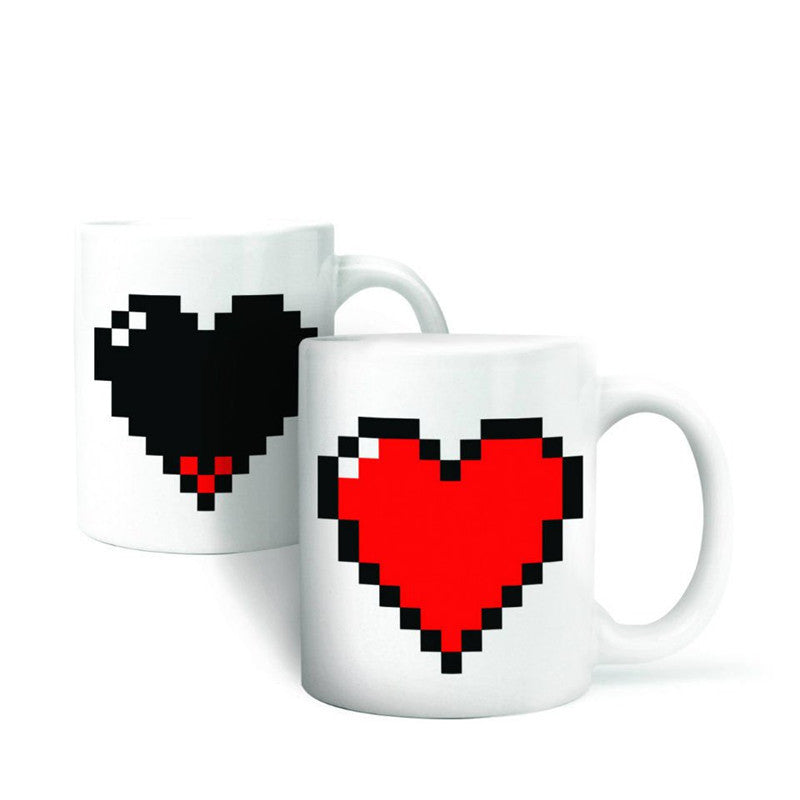 Heat-sensitive Heart Mug