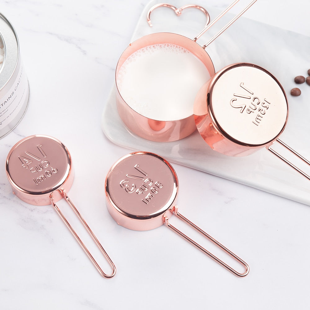 The Rose Gold Measuring Set