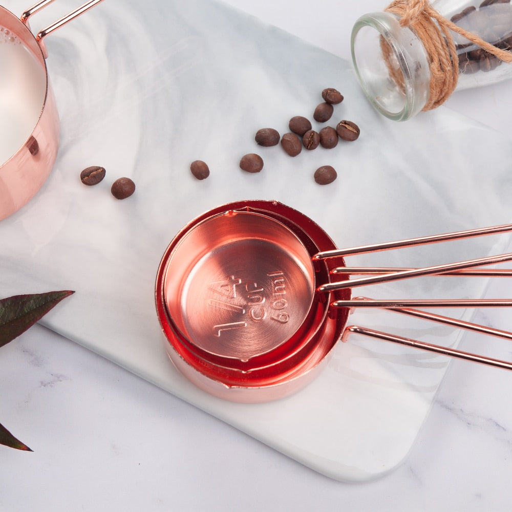 The Rose Gold Measuring Set