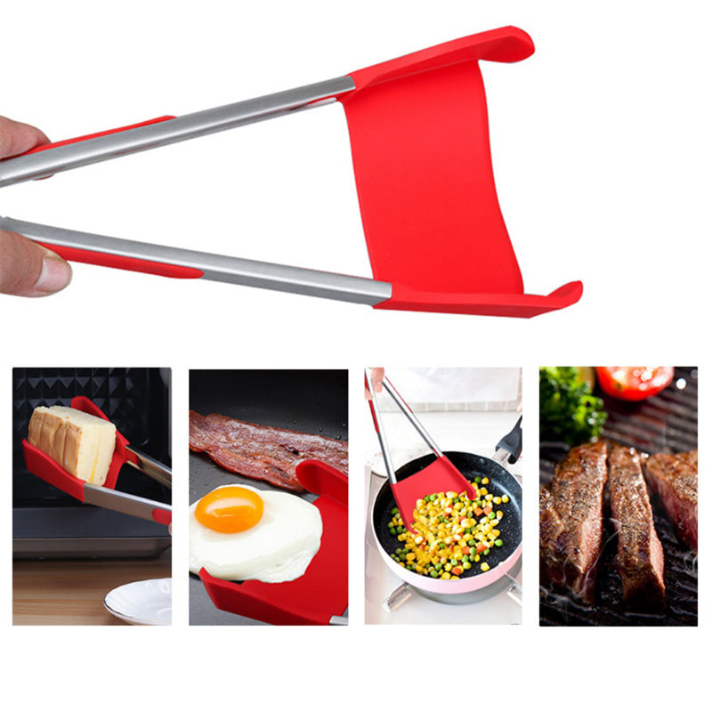 2 in 1 Spatula Tongs - The Decor House