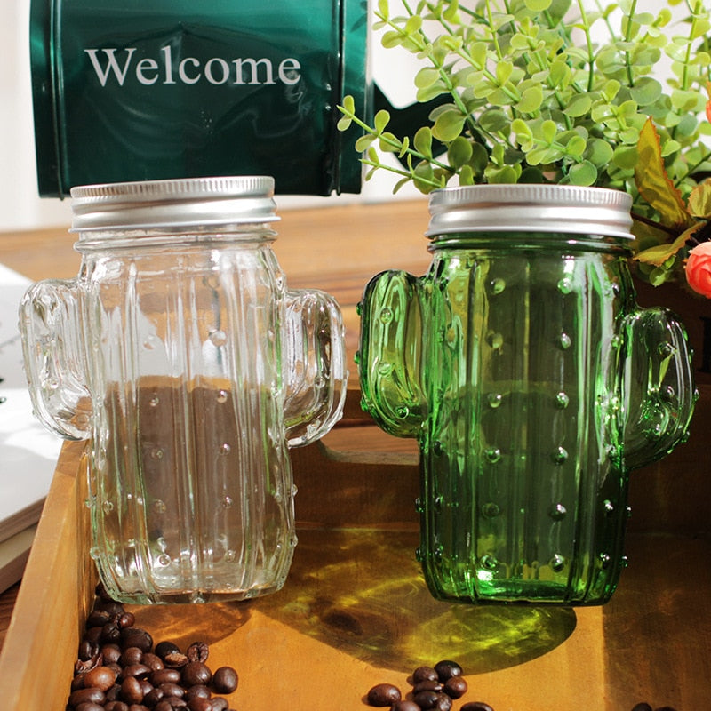 Cactus Mason Jar