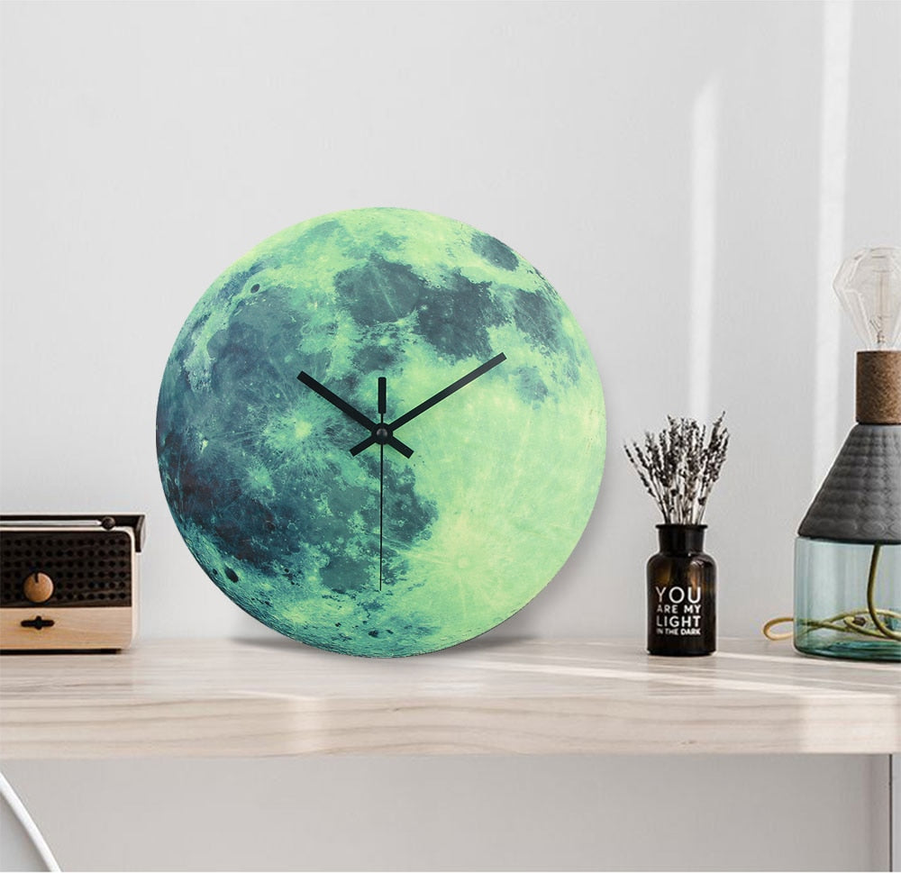 Luminous Moon Clock