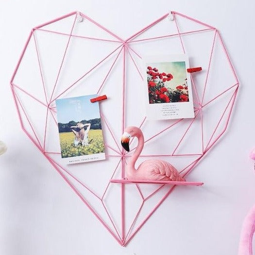 Heart-Shaped DIY Photo Grid